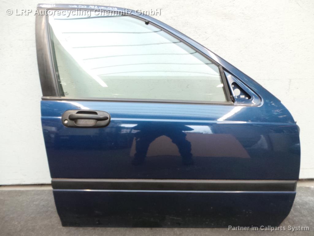 Honda Civic Fließheck BJ 1997 Tür vorn rechts Beifahrertür Blau
