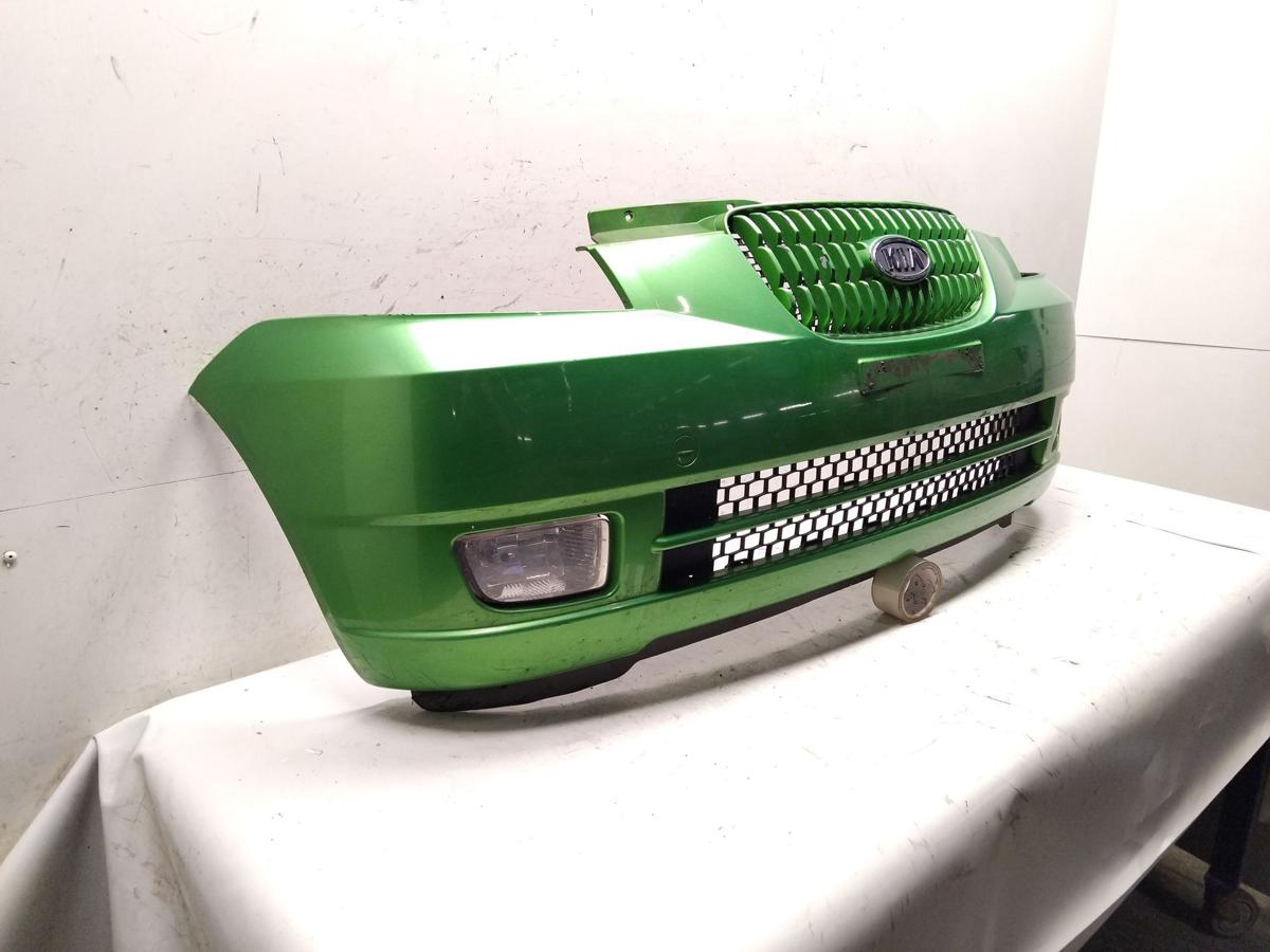 Kia Picanto 1 BA orig Sto&szlig;f&auml;nger Sto&szlig;stange vorn M5 Sambagr&uuml;n Metallic BJ2004