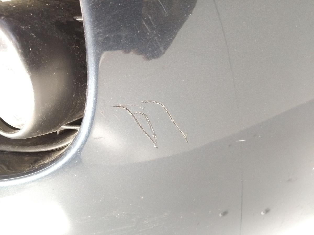 VW Golf 5 original Stossfänger Stoßstange vorn Fließheck BJ2008 LC5F bluegraphitmet.