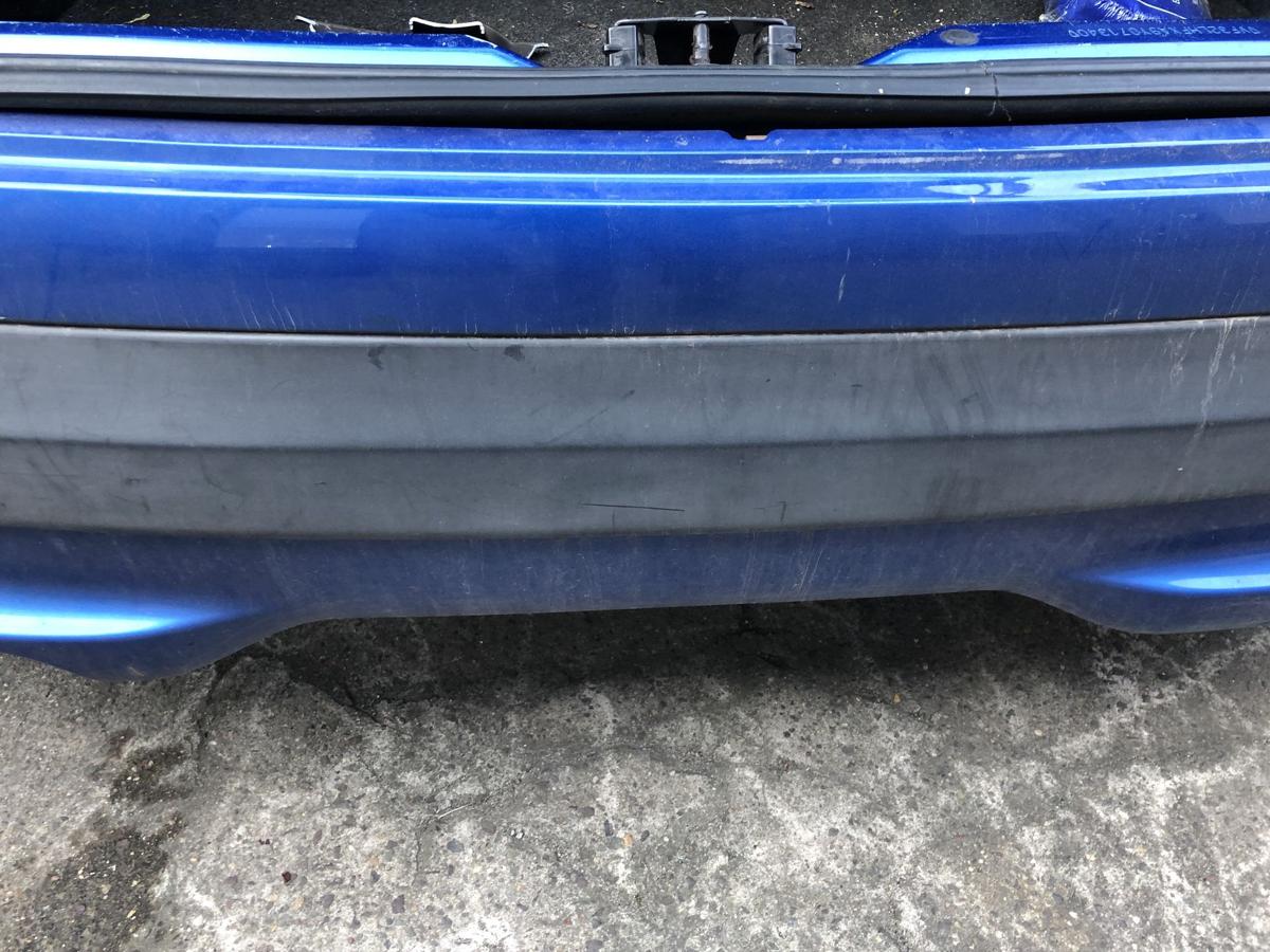 Peugeot 206+ Stossstange hinten Stossf&auml;nger Bumper Hecksch&uuml;rze KGS Bleu Ipanema
