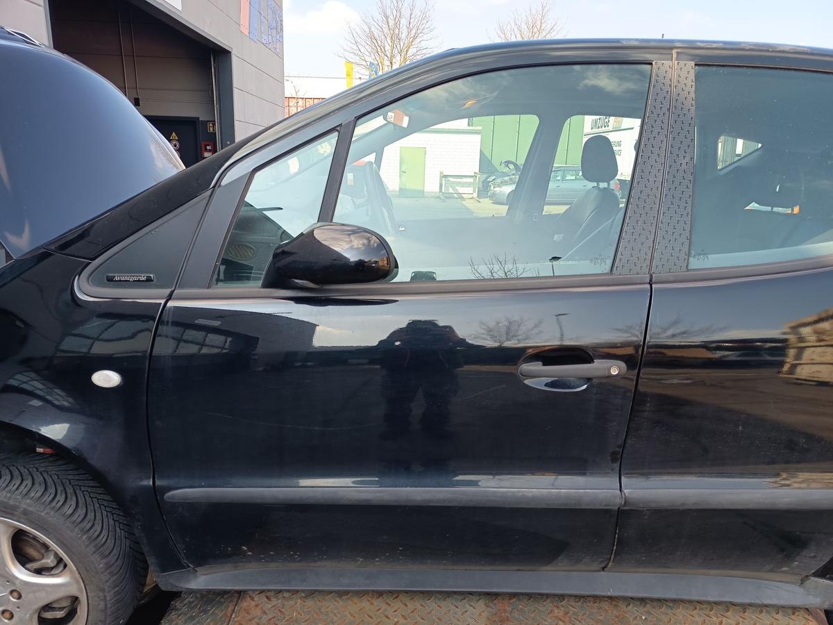 Mercedes A-Kl. W168 original T&uuml;r vorn links Fahrer 696 Nachtschwarz Bj 1999