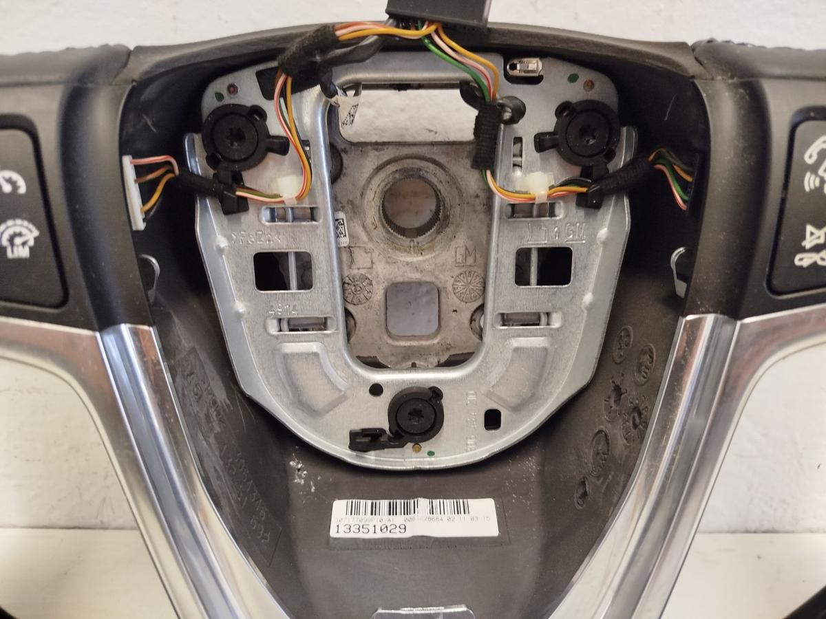 Opel Astra J Caravan Lederlenkrad 3 Speichen mit Multifunktion OEM