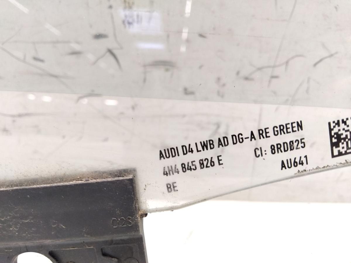 Audi A8 A8L lang D4 4H original T&uuml;rscheibe hinten rechts VSG BJ2015 4H4845026E