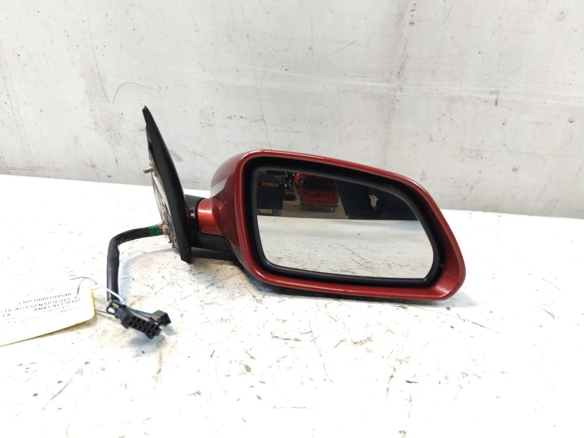 Skoda Octavia 1Z Au&szlig;enspiegel rechts Flamencorot elektrisch anklappbar BJ2006