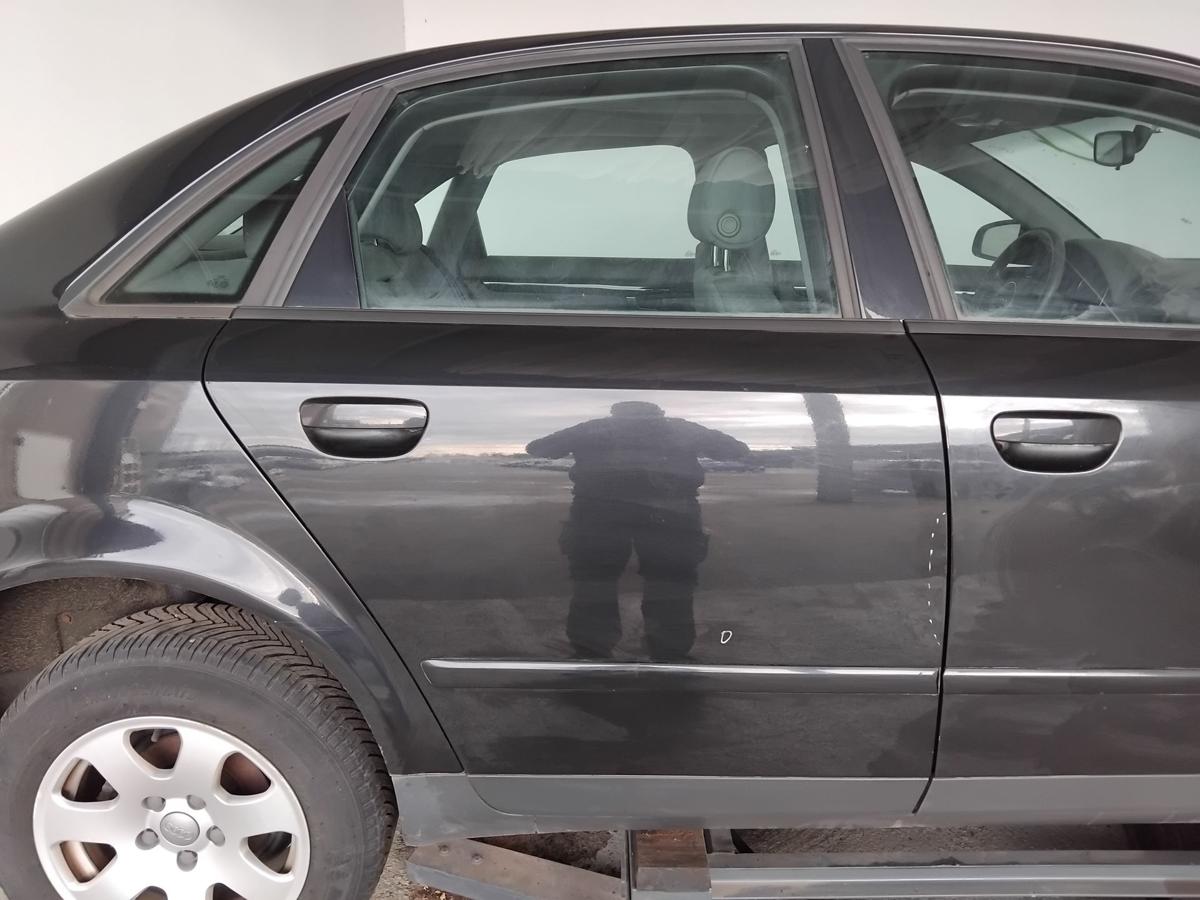 Audi A4 8E B6 Limousine Tür hinten rechts LZ9W ebonyschwarzmetallic BJ2002