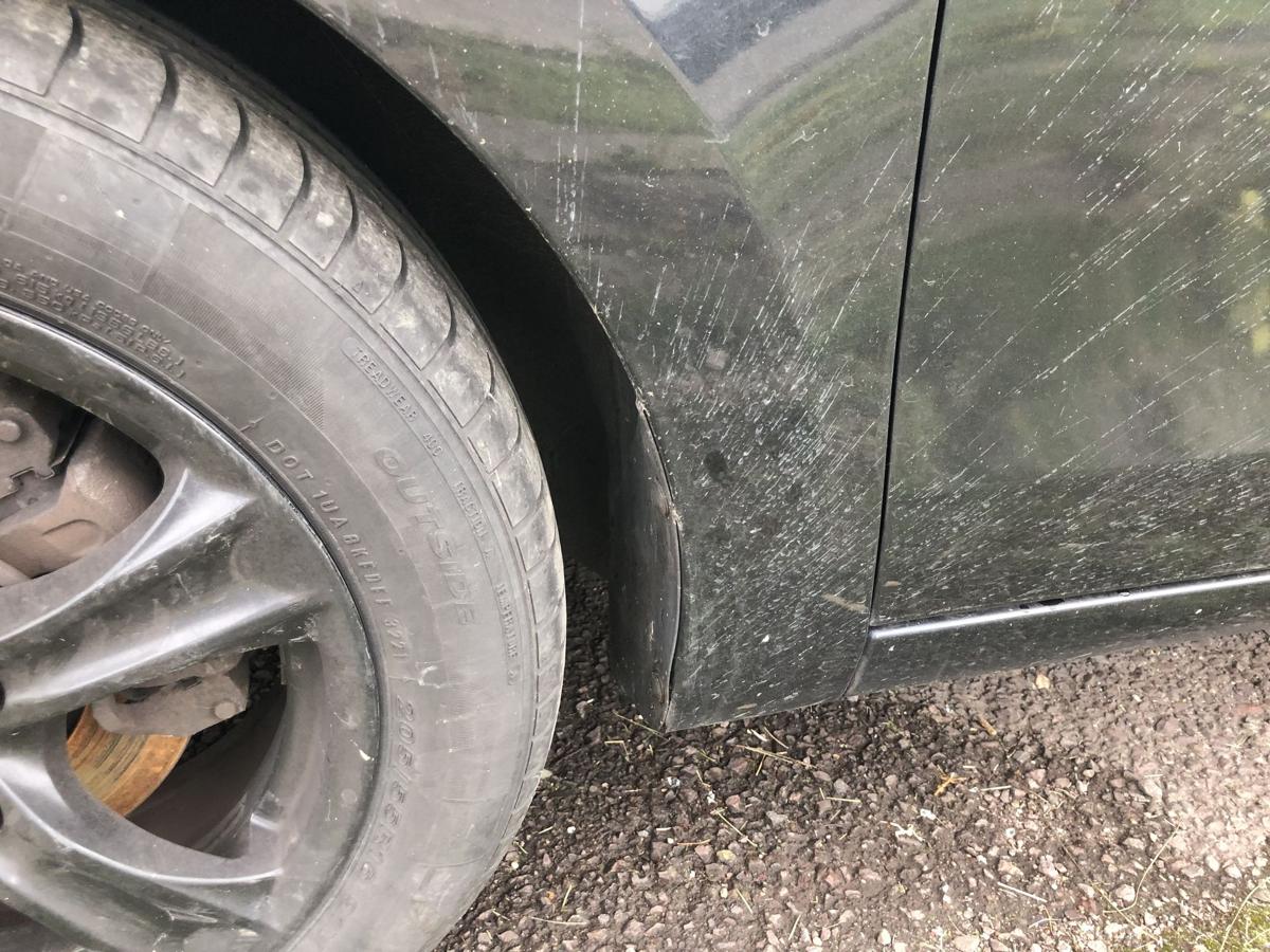 Hyundai i30 FD Kotflügel vorn links Fahrerseite 9F Stone Black Perl