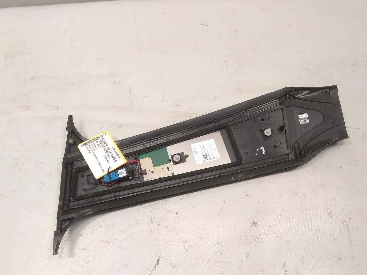 Tesla Model Y original Glasabdeckung Blende B S&auml;ule links mit Kamera 149424000A