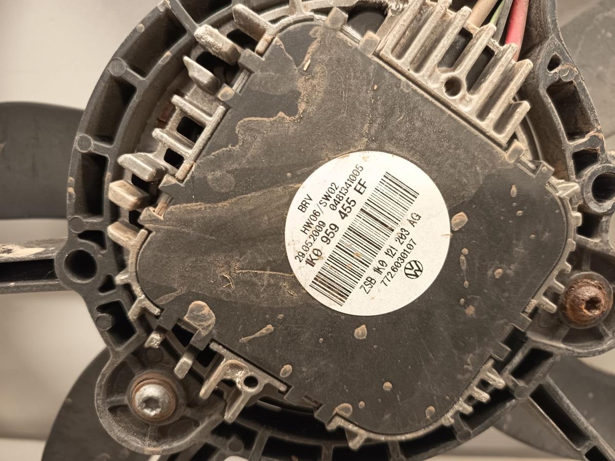 VW Golf VI 6 Bj 2009 orig Elektrolüfter Motorlüfter mit Zarge 1,4L 59KW Benzin