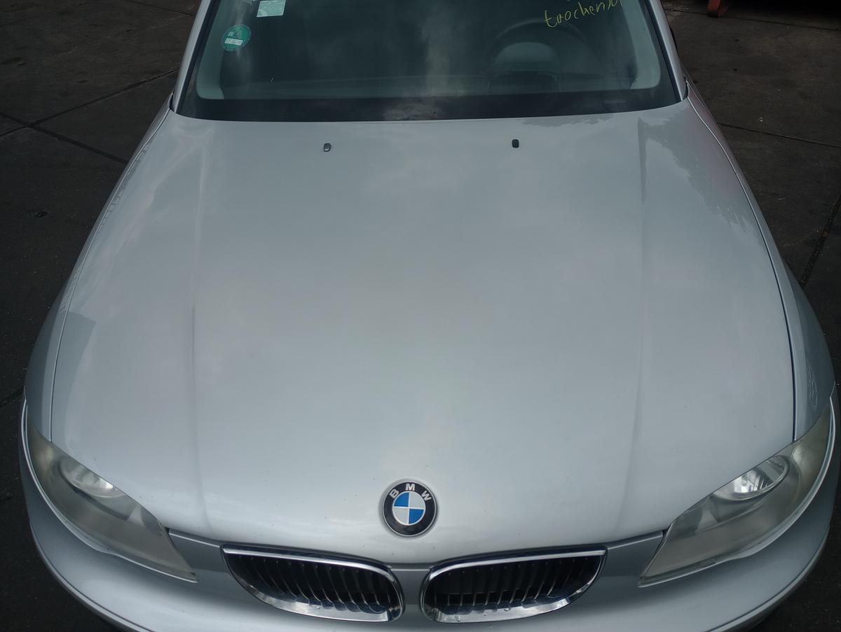 BMW 1er E87 orig Motorhaube Klappe 354 Silber vor Facelift bis 2007