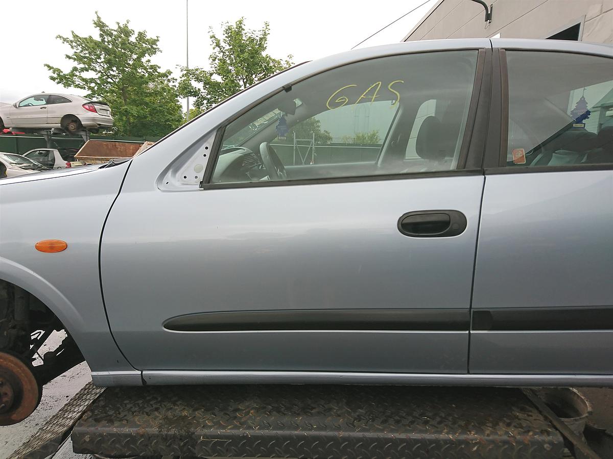 Nissan Almera Limo SFH orig Tür vorn links Fahrertür B22 Perlblau met Bj 04