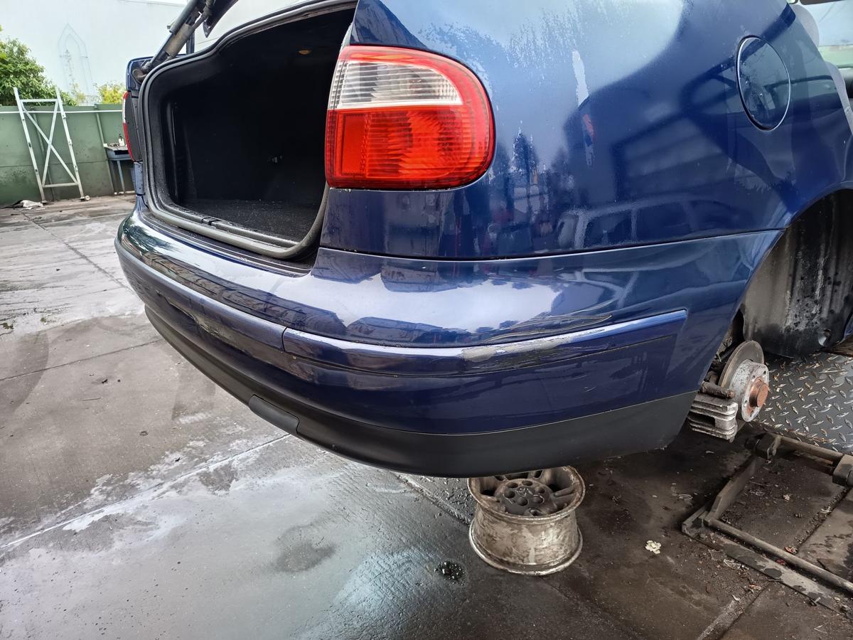 Seat Toledo 1M original Stoßstange Fänger hinten/Heck B5N Indigoblau Bj 2000