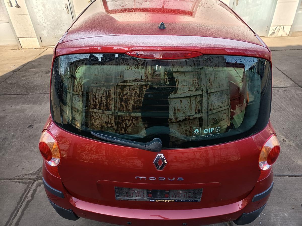 Renault Modus original Heckklappe mit Scheibe TEB76 Red of Fire Baujahr 2005