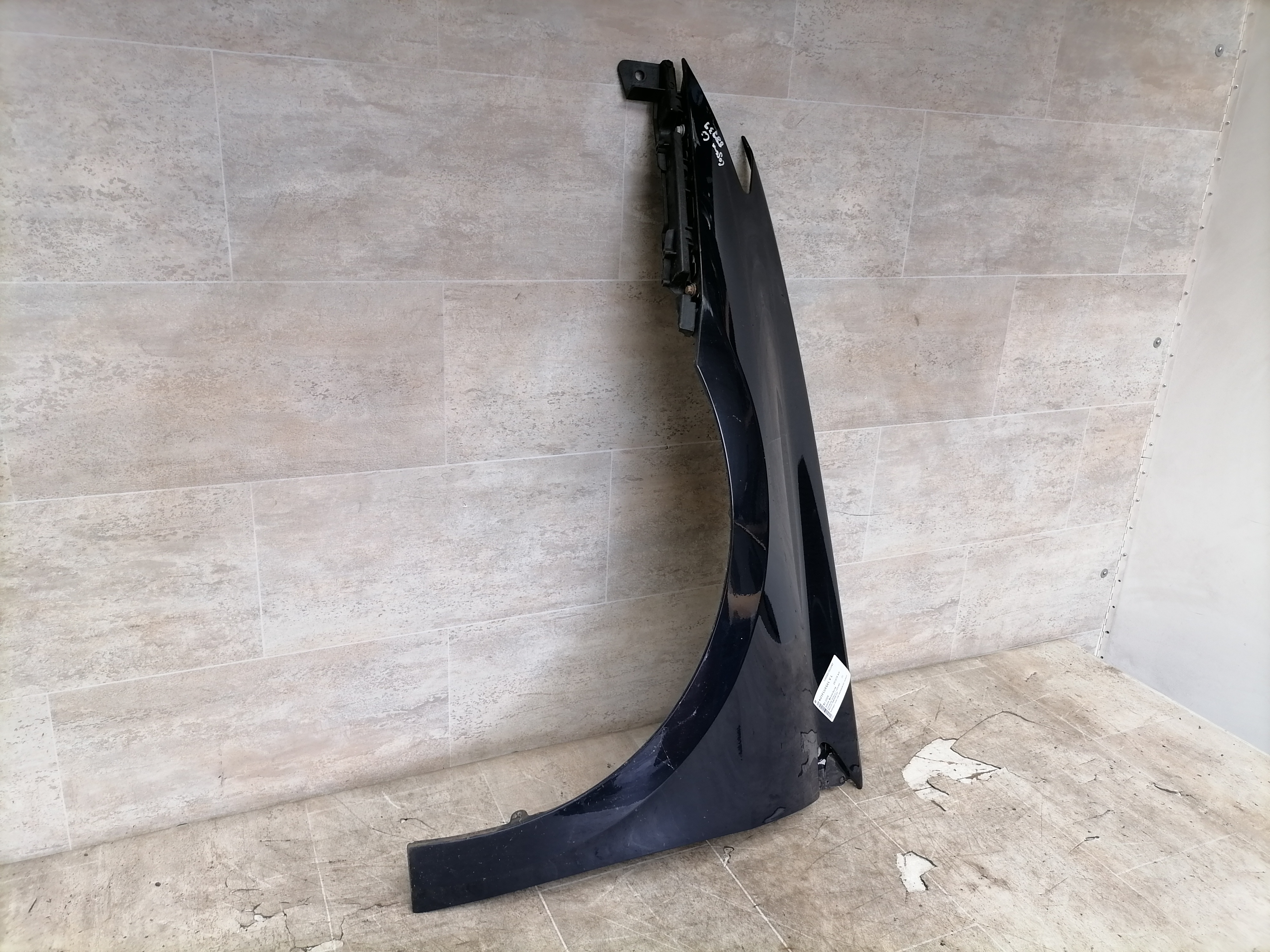 Renault Laguna 3 III BJ 2009 Kotfl&uuml;gel vorn links Blau