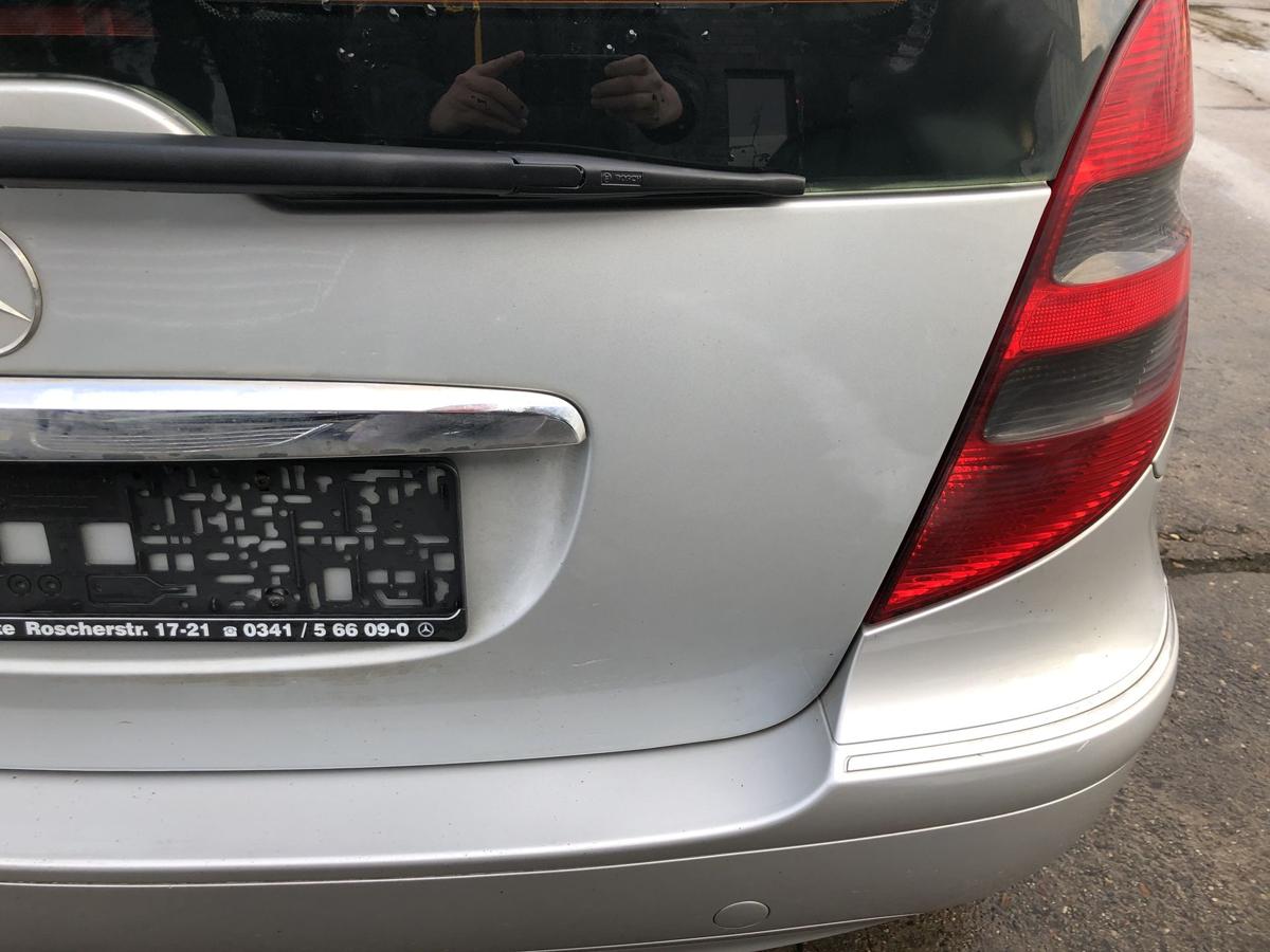 Mercedes A Klasse W169 Heckklappe mit Scheibe Heckklappe Rohbau silber 5t&uuml;rer