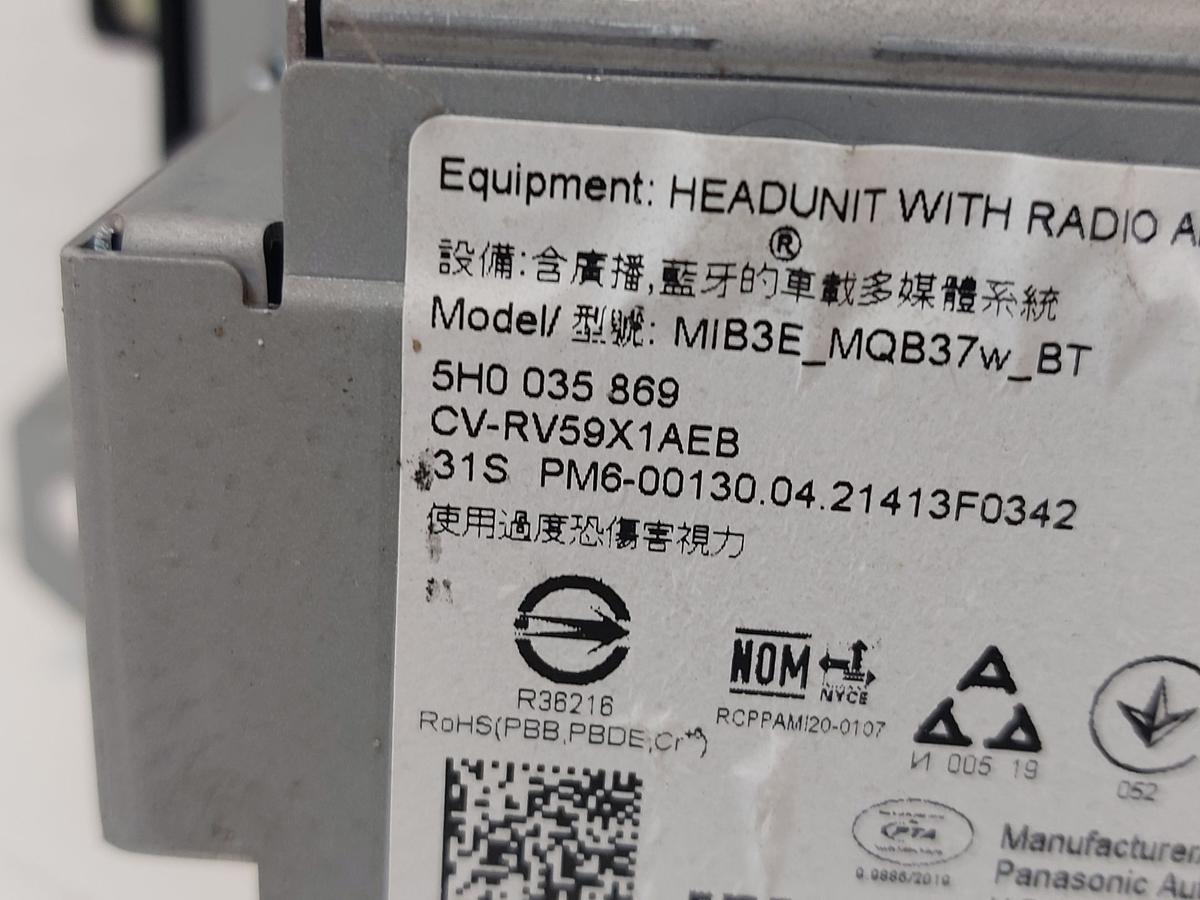 VW Golf 8 VIII CD Variant Radio Display Multimedia Touchscreen OEM