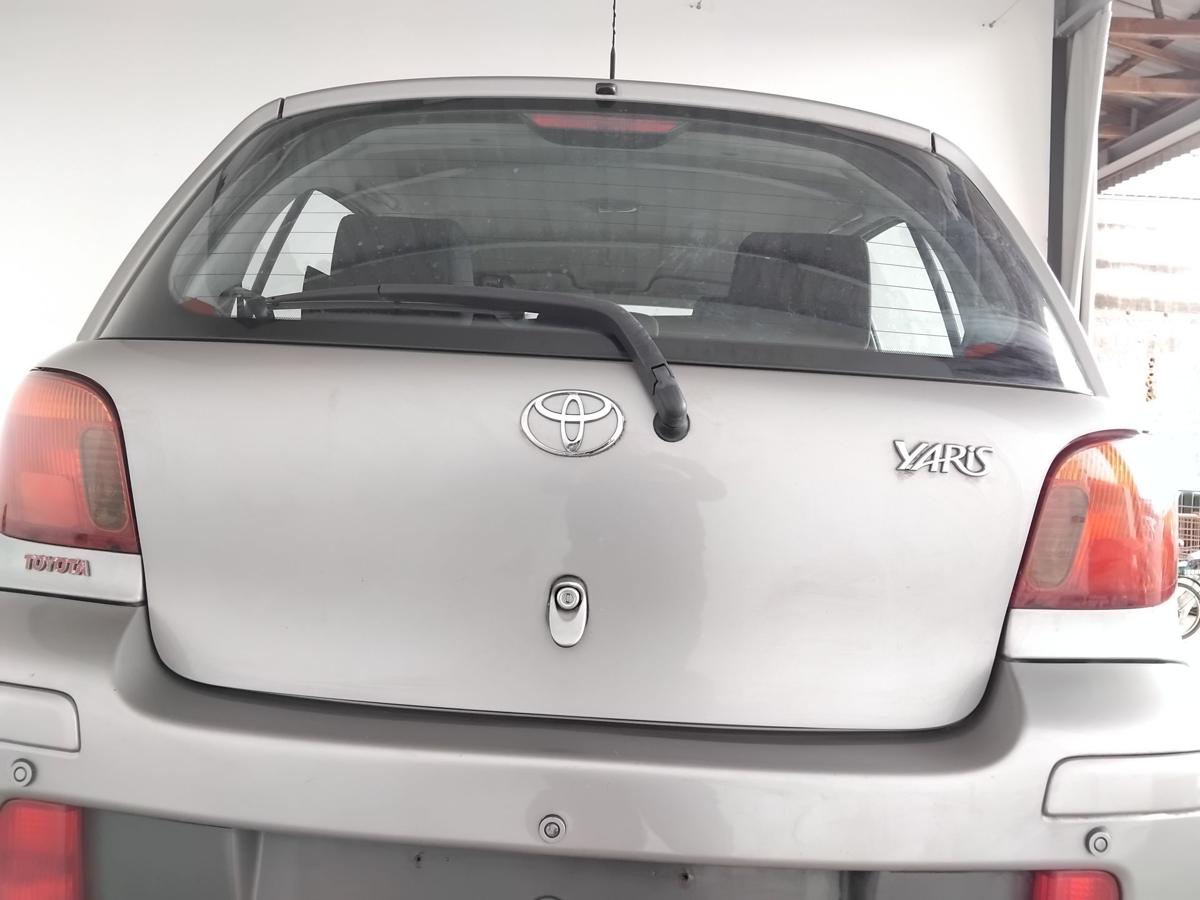 Toyota Yaris P1 Heckklappe Produktionsland Japan inkl. Heckscheibe BJ2004 1D2 Silbergrau