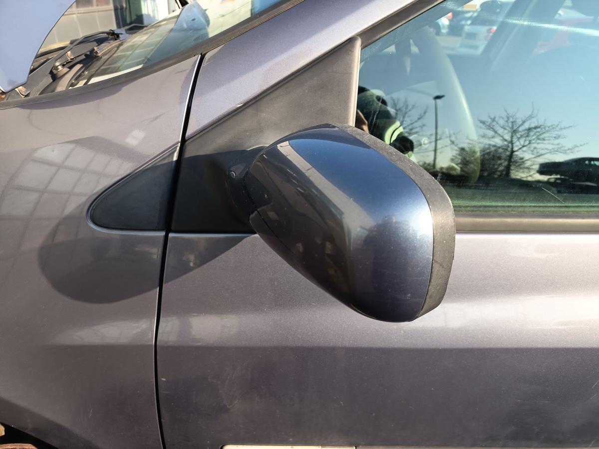 Renault Clio III Kombi orig Au&szlig;enspiegel links elektrisch TEJ47 Gris Blue Bj 08