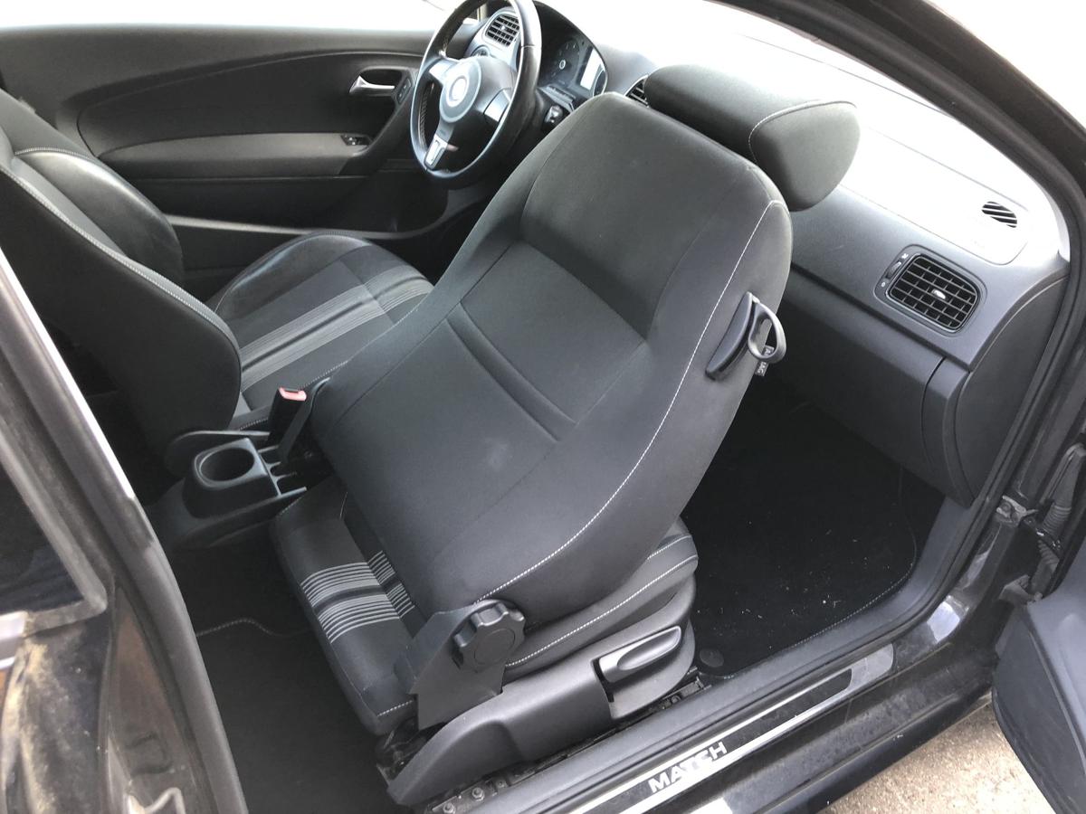 VW Polo 6R Sitz vorn rechts Beifahrersitz 3 türer MATCH Kunstleder Heizung