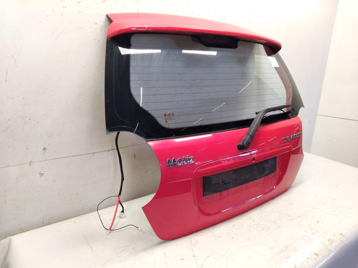 Chevrolet Matiz KLAK Heckklappe rot uni 71U Super Red mit Heckscheibe BJ2009