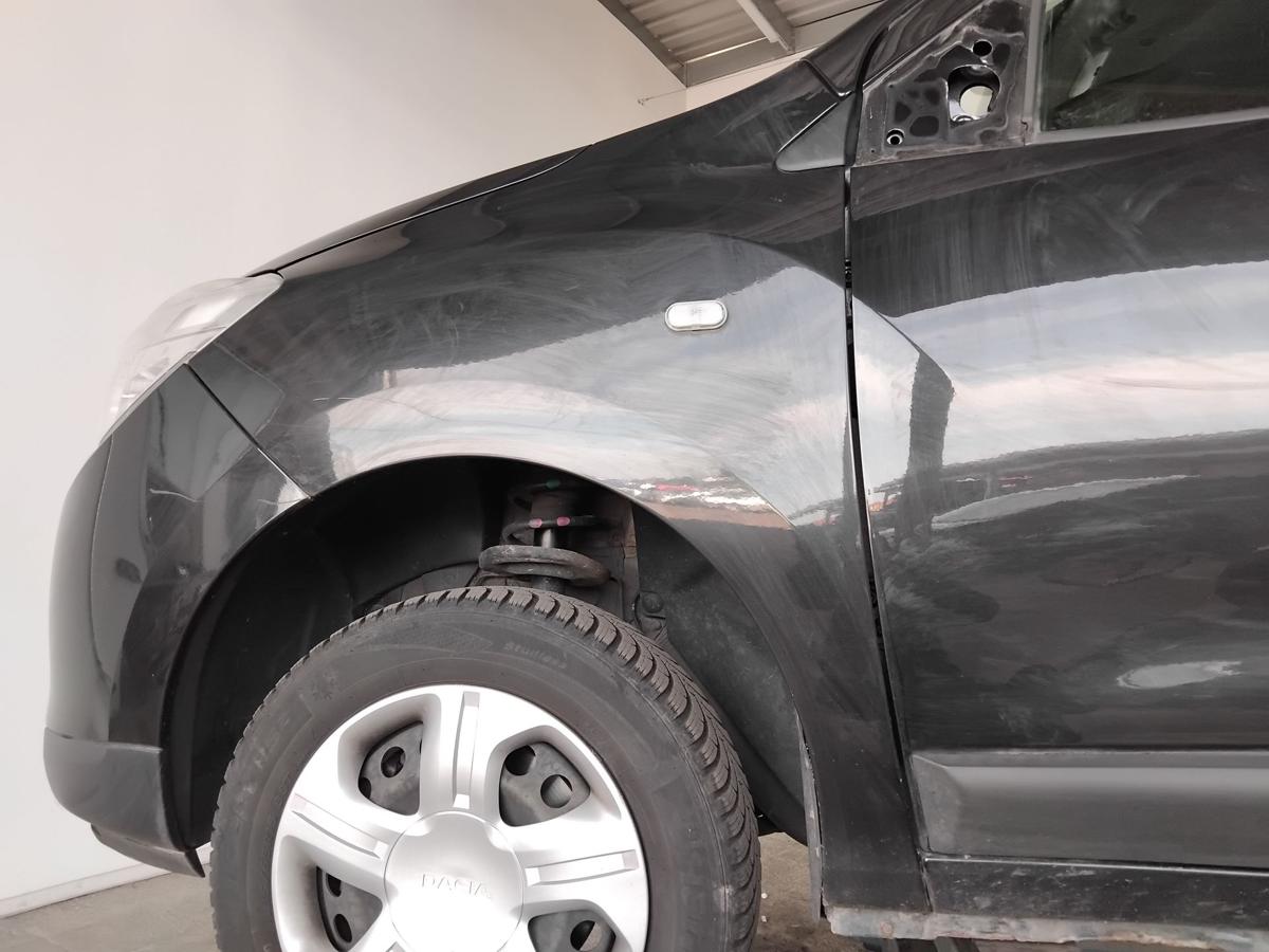 Dacia Lodgy original Kotfl&uuml;gel vorn links NV676 Perlmuttschwarz BJ2012