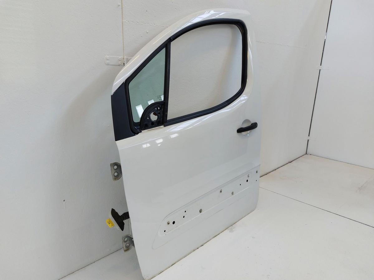 Peugeot Partner II 08 bis 12 Tür vorn links Fahrertür EWP Blanc Banquise