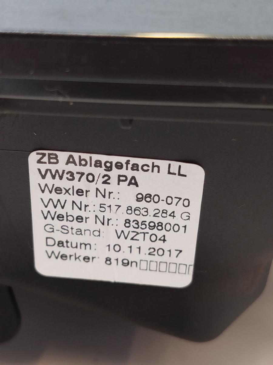 VW Golf Sportsvan AUV Verkleidung Schaltkulisse Rahmen Schalthebel Schaltknauf