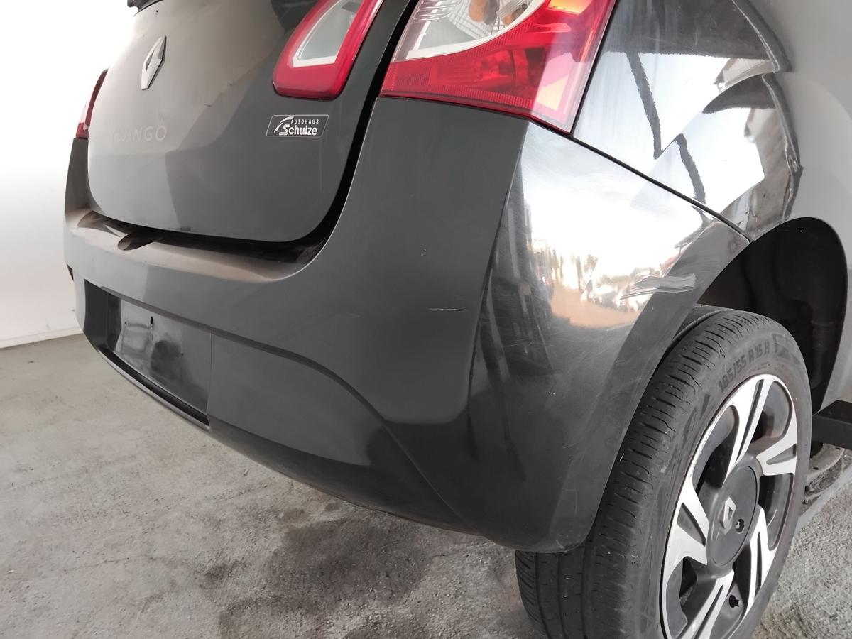 Renault Twingo 2 Facelift PH.II orig Sto&szlig;f&auml;nger Sto&szlig;stange hinten BJ2014 NV676 schwarz