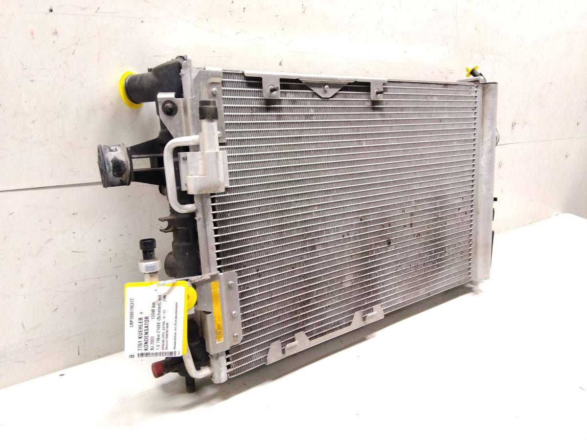 Opel Astra G original Wasserk&uuml;hler mit Klimakondensator 1.6 74kw Bj.2003