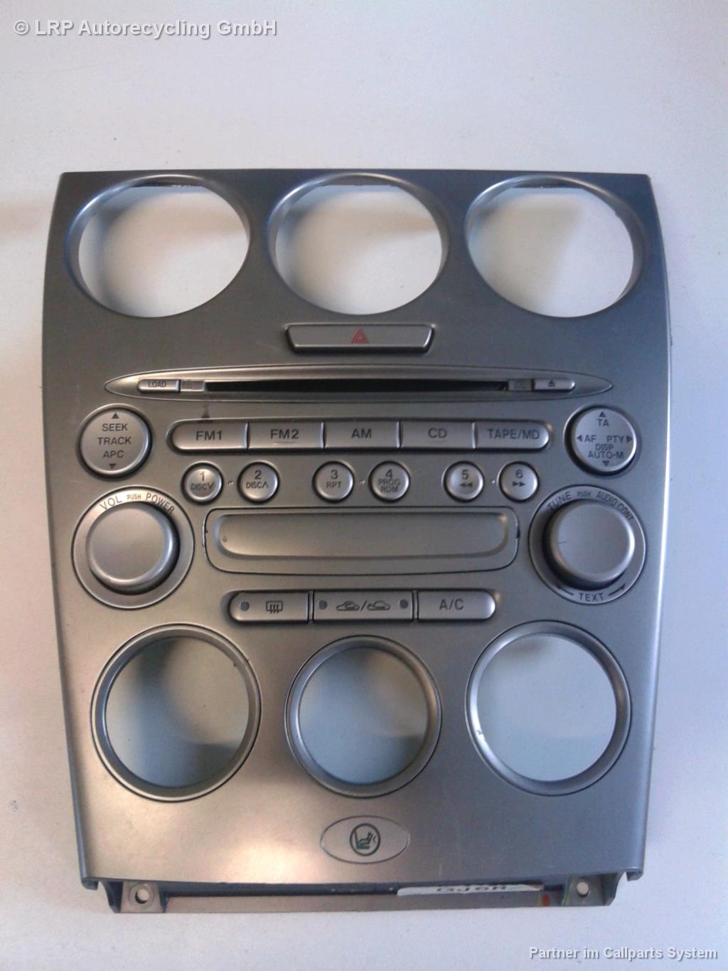 Mazda 6 GG GY Bj.2003 Radioblende Bedienung Mittelkonsole