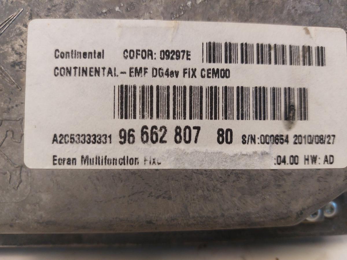 Peugeot 508 ND NE bis14 Display Radio Navi Anzeige Monitor Bildschirm OEM