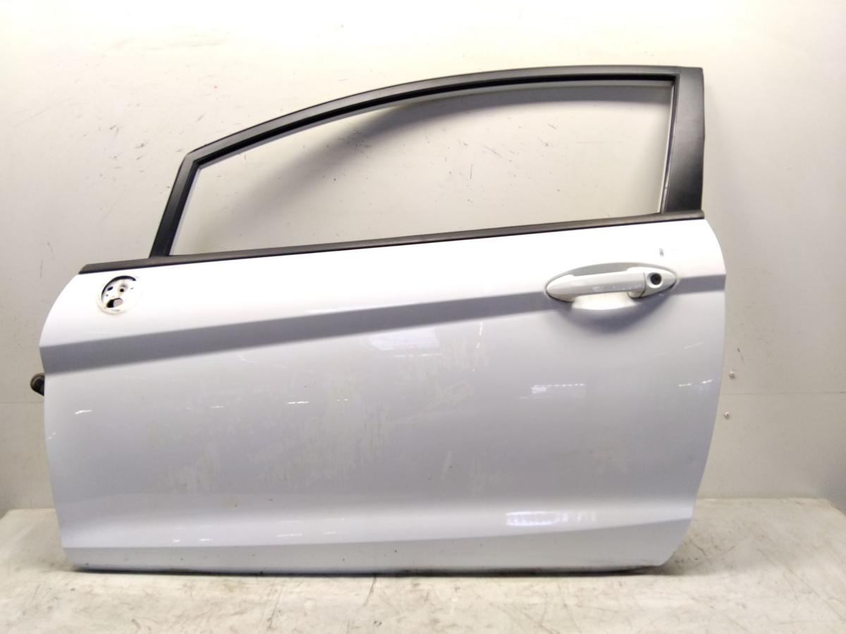 Ford Fiesta JA8 original T&uuml;r vorn links H9 Frost Wei&szlig; 3t&uuml;rig BJ2010