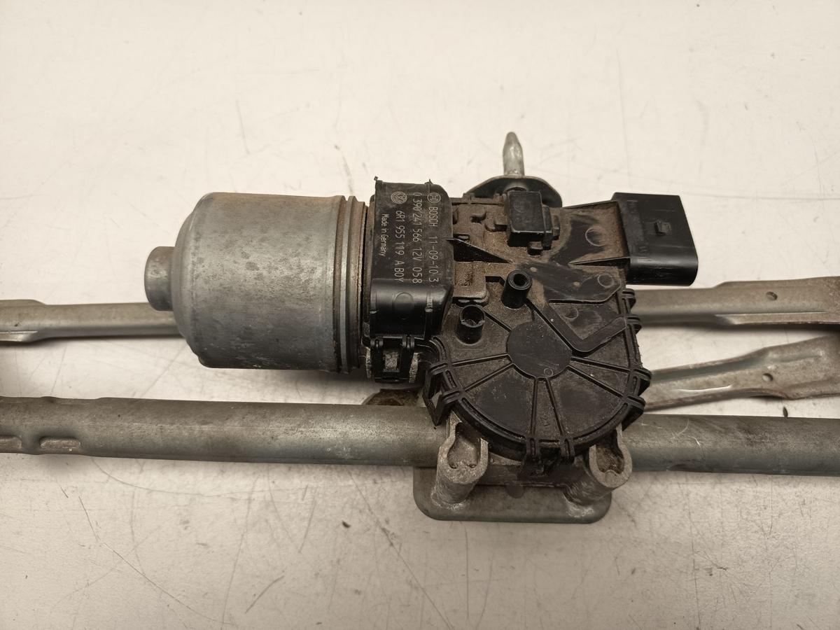 Seat Ibiza 6J Kombi original Wischermotor vorne mit Gest&auml;nge Baujahr 2011