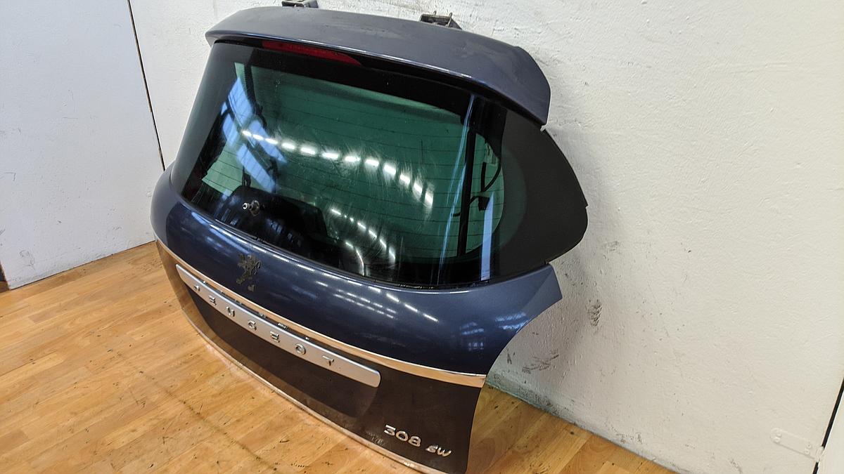 Peugeot 308 SW Bj 09 Heckklappe Heckscheibe blau KHH