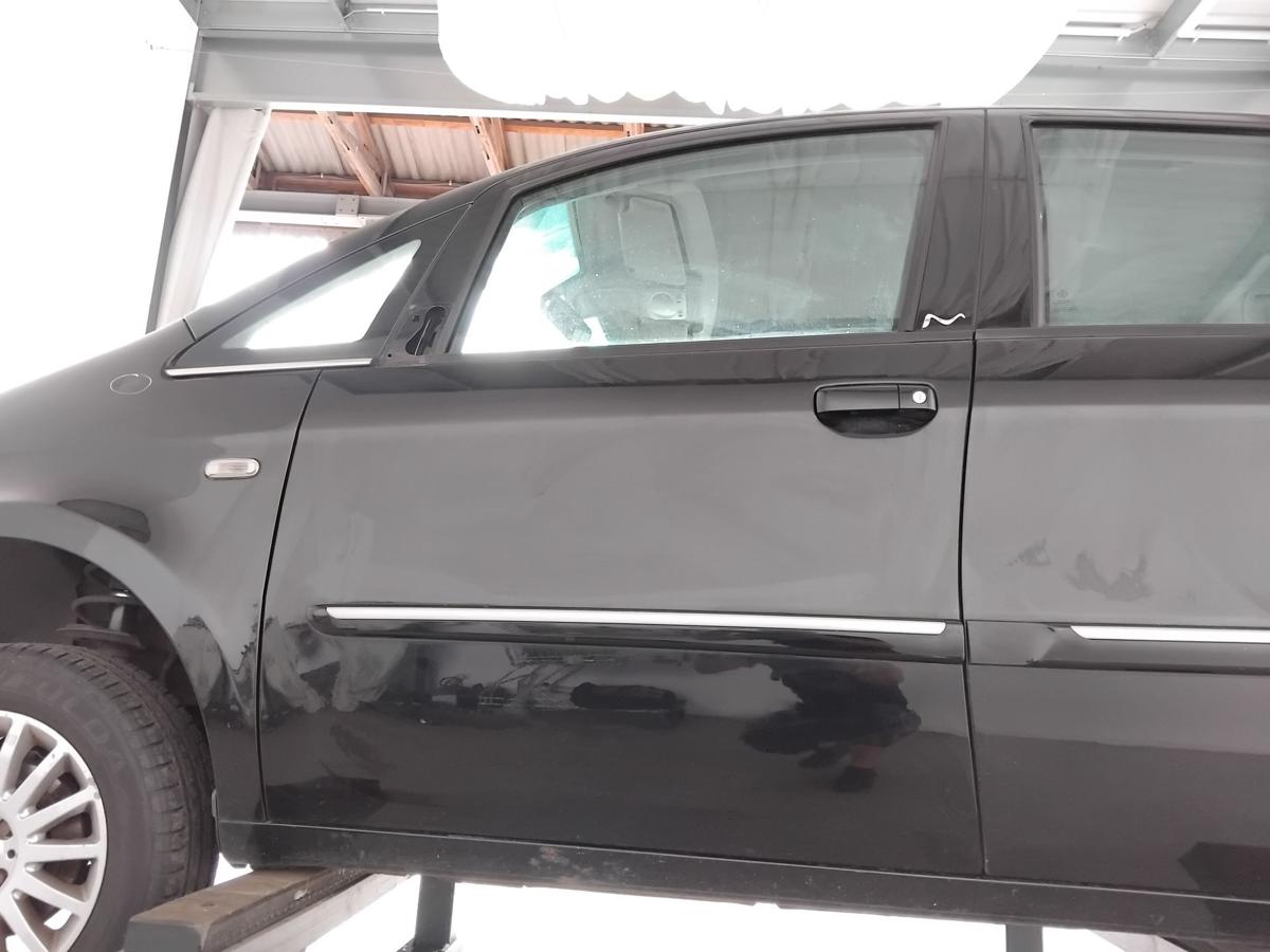 Lancia Musa Tür vorn links Fahrertür BJ2009 schwarzmetallic 601 nero masaccio