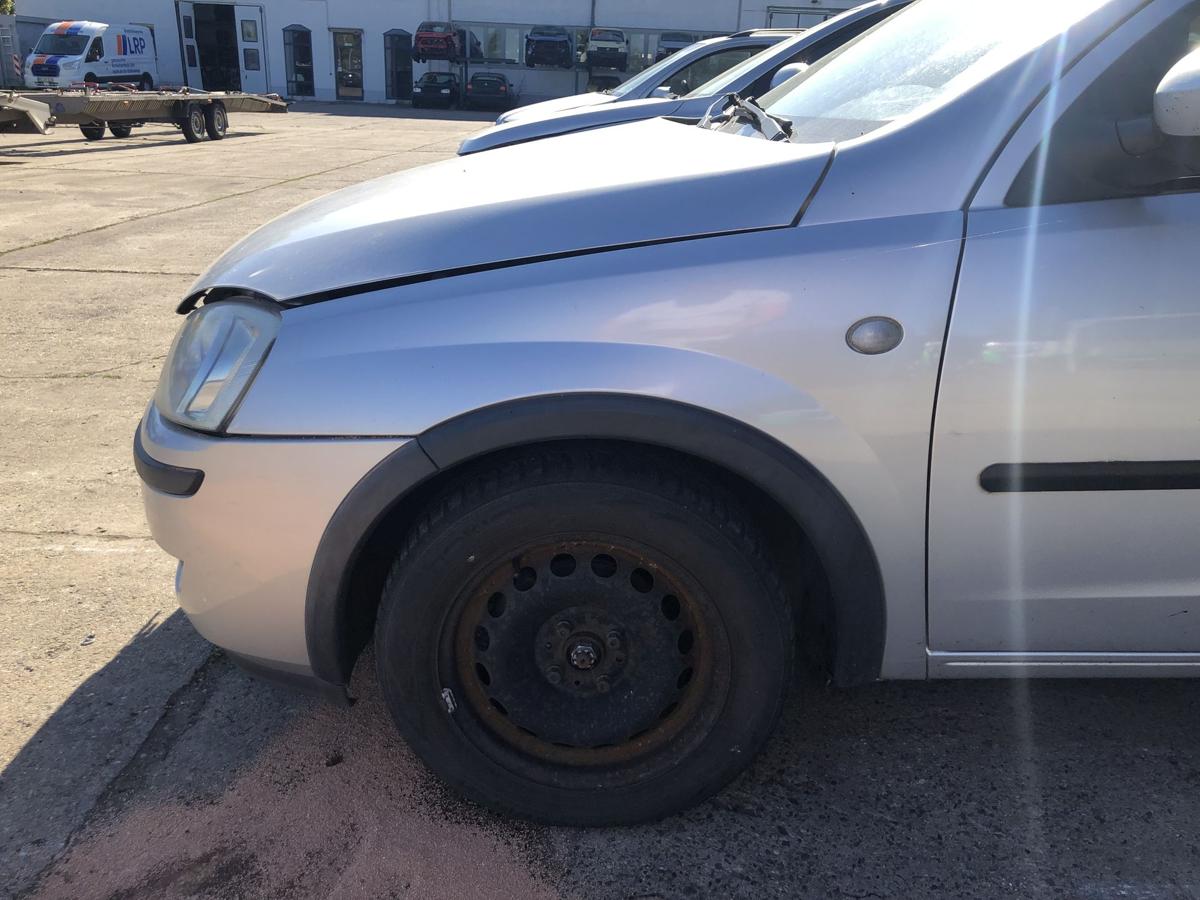 Opel Corsa C ab 2003 Kotflügel vorn links Fahrerseite Z157 Starsilber