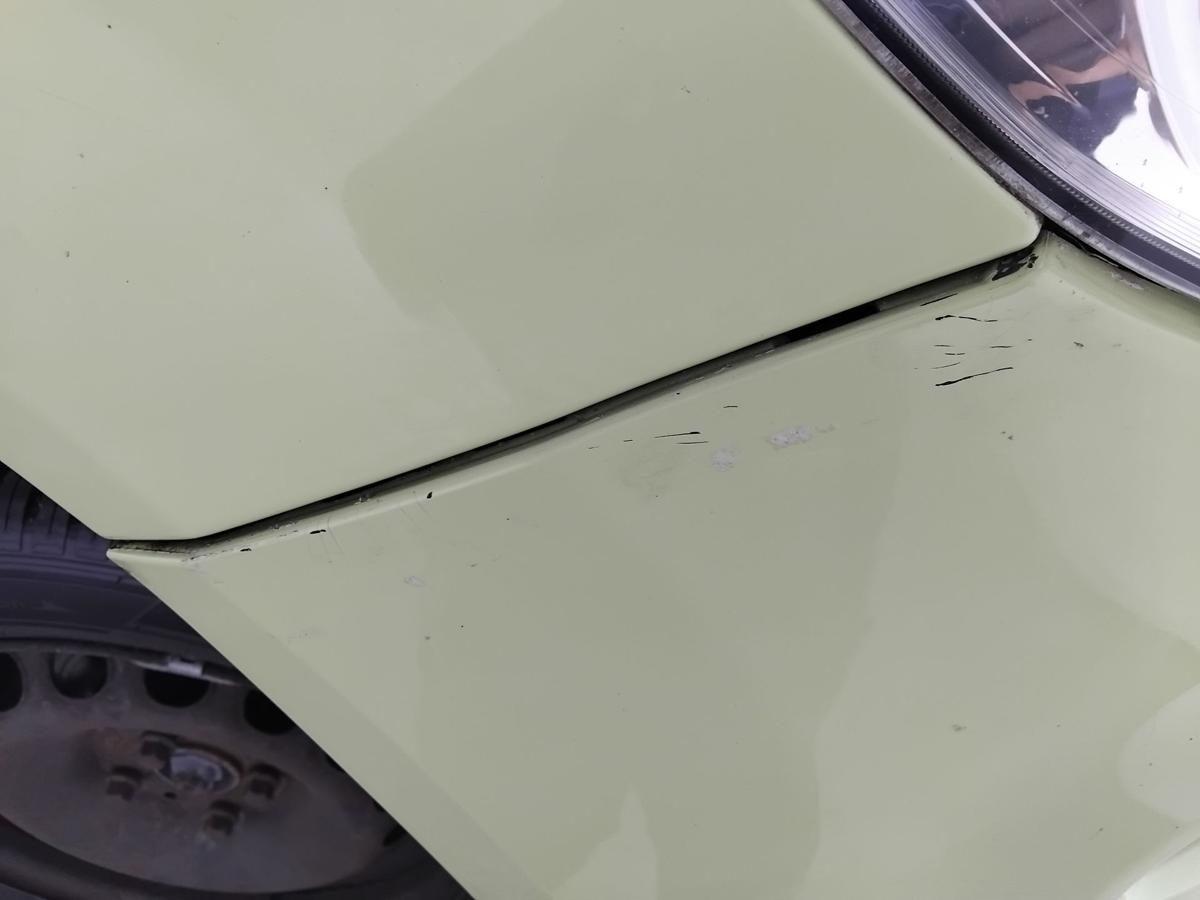 Ford Ka 2 RU8 original Stoßfänger Stoßstange vorn gelb Jump BJ2011