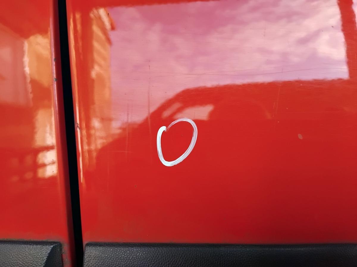 VW Golf 5 1K T&uuml;r vorn rechts Beifahrert&uuml;r tornadorot LY3D 5t&uuml;rig BJ2004 Flie&szlig;heck