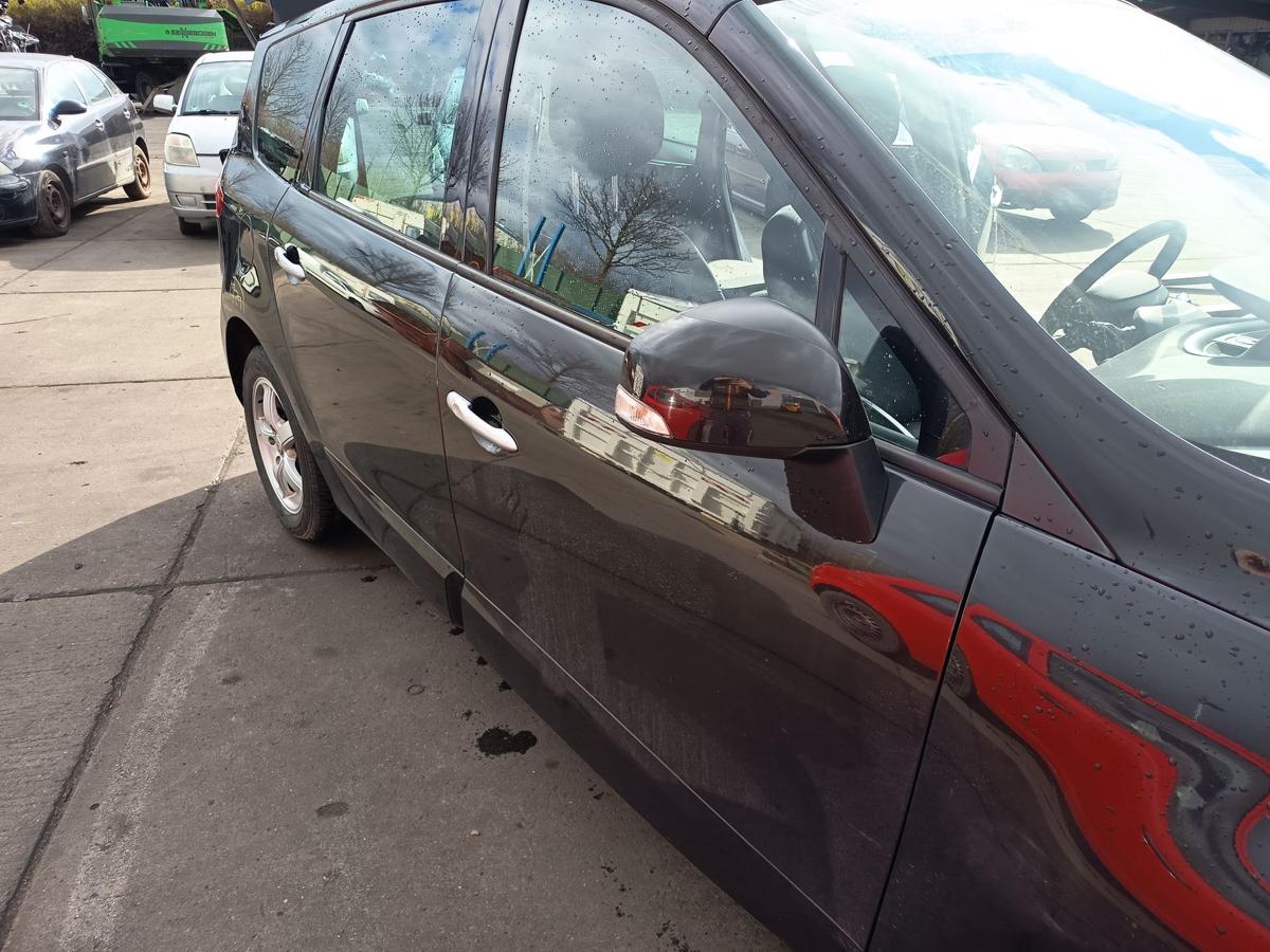 Renault Scenic 3 original T&uuml;r vorn rechts Beifahrer 676 Perlschwarz Bj 2009