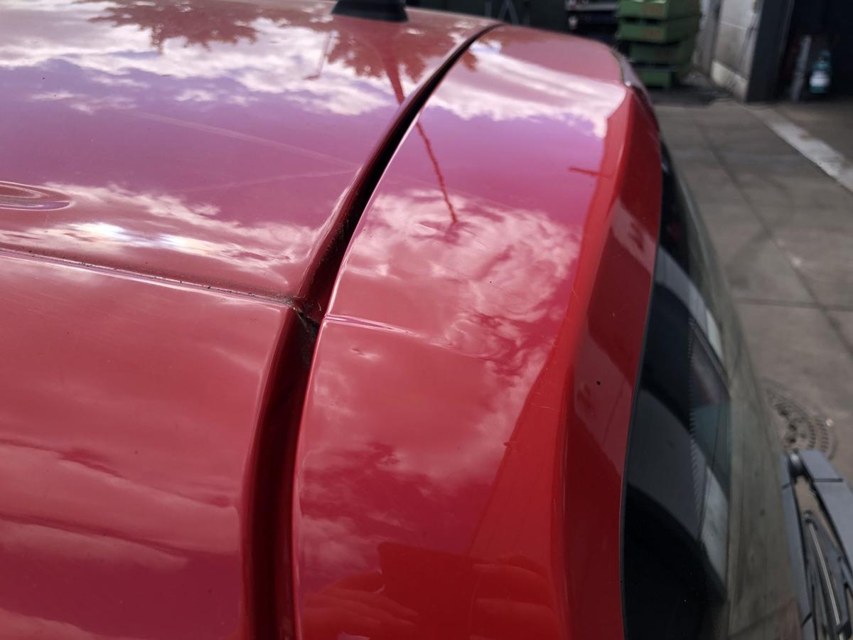 Renault Twingo II original Heckklappe mit Scheibe OV727 Spanischrot Bj2010