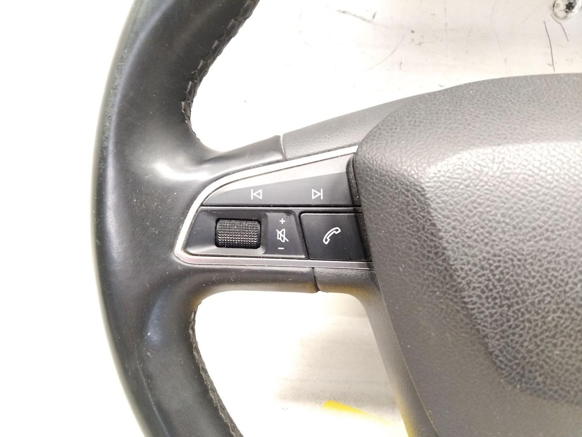 Seat Alhambra 7N original 3-Speichen Lederlenkrad mit Multifunktion Bj.2015