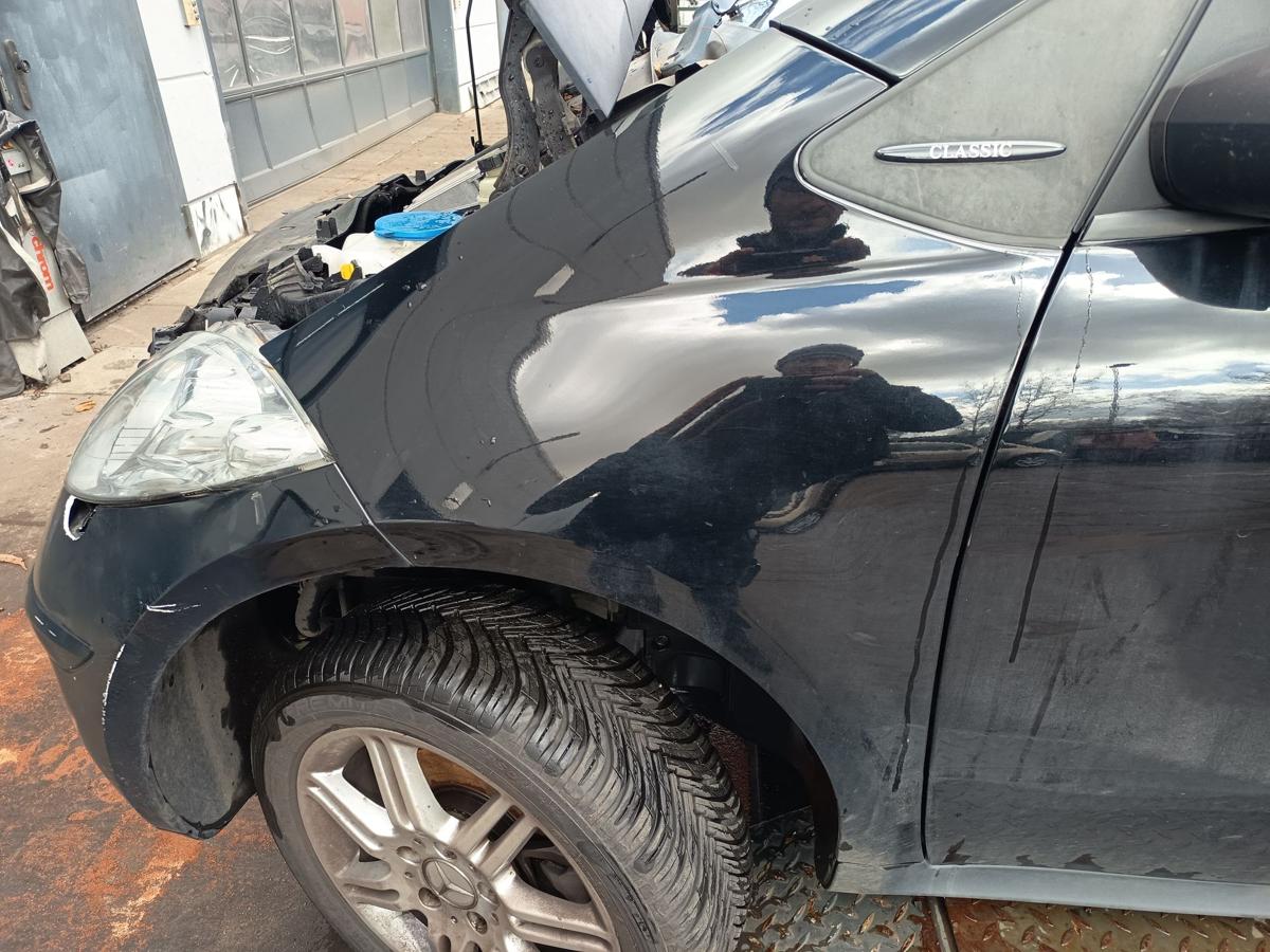 Mercedes W169 original Kotfl&uuml;gel links Seitenteil 696 Nachtschwarz Bj 2005