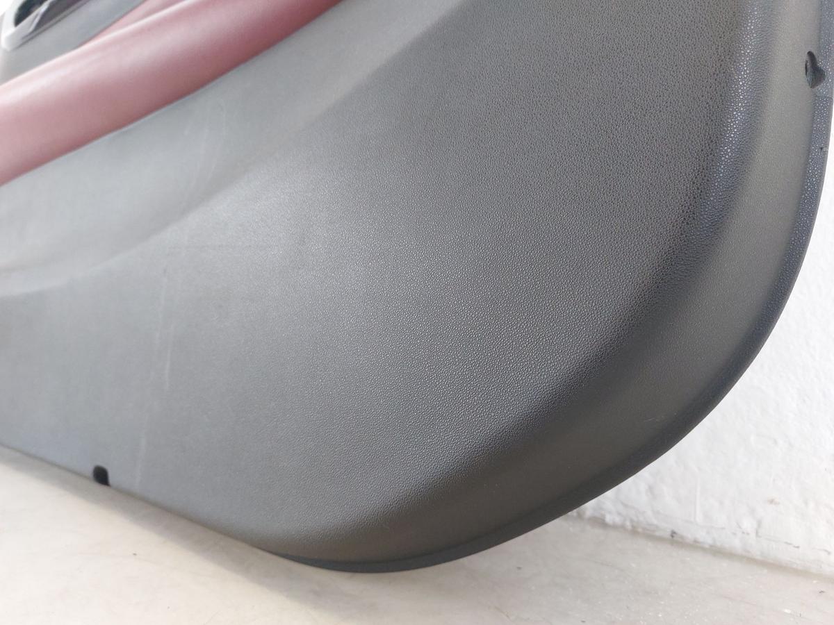 Citroen DS3 Sport Chic T&uuml;rverkleidung vorn rechts Beifahrert&uuml;r Leder weinrot