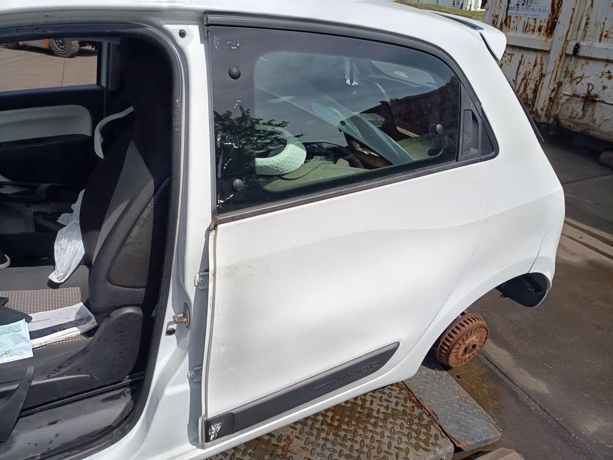 Renault Twingo III original T&uuml;r hinten links OVQNJ Wei&szlig; Bj 2014