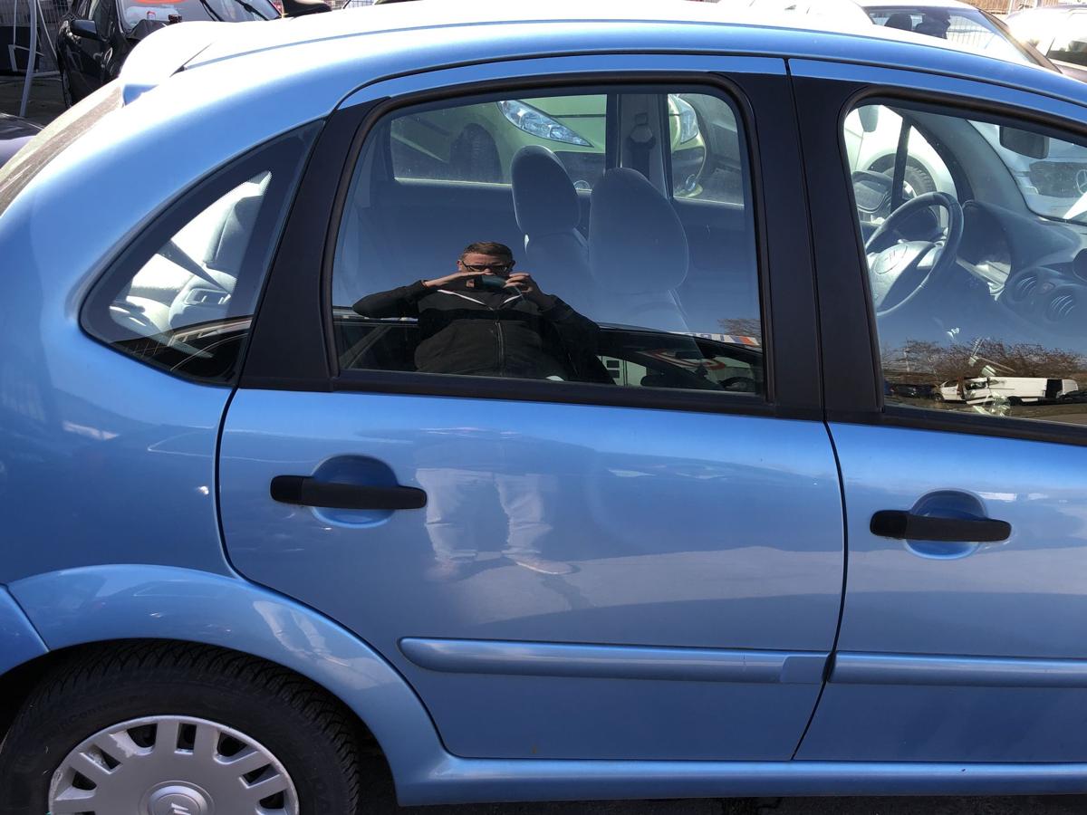 Citroen C3 Typ F T&uuml;r hinten rechts Fondt&uuml;r Rohbau KMY Lucia Blau Metallic