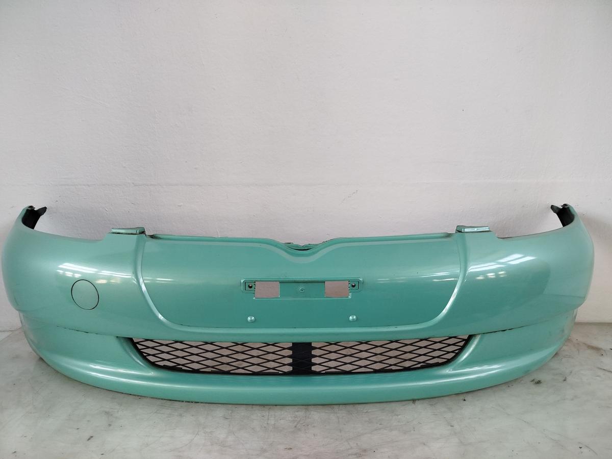 Toyota Yaris XP10 Stossstange Stossfänger Bumper vorn 764 Light Aqua Met bis 03