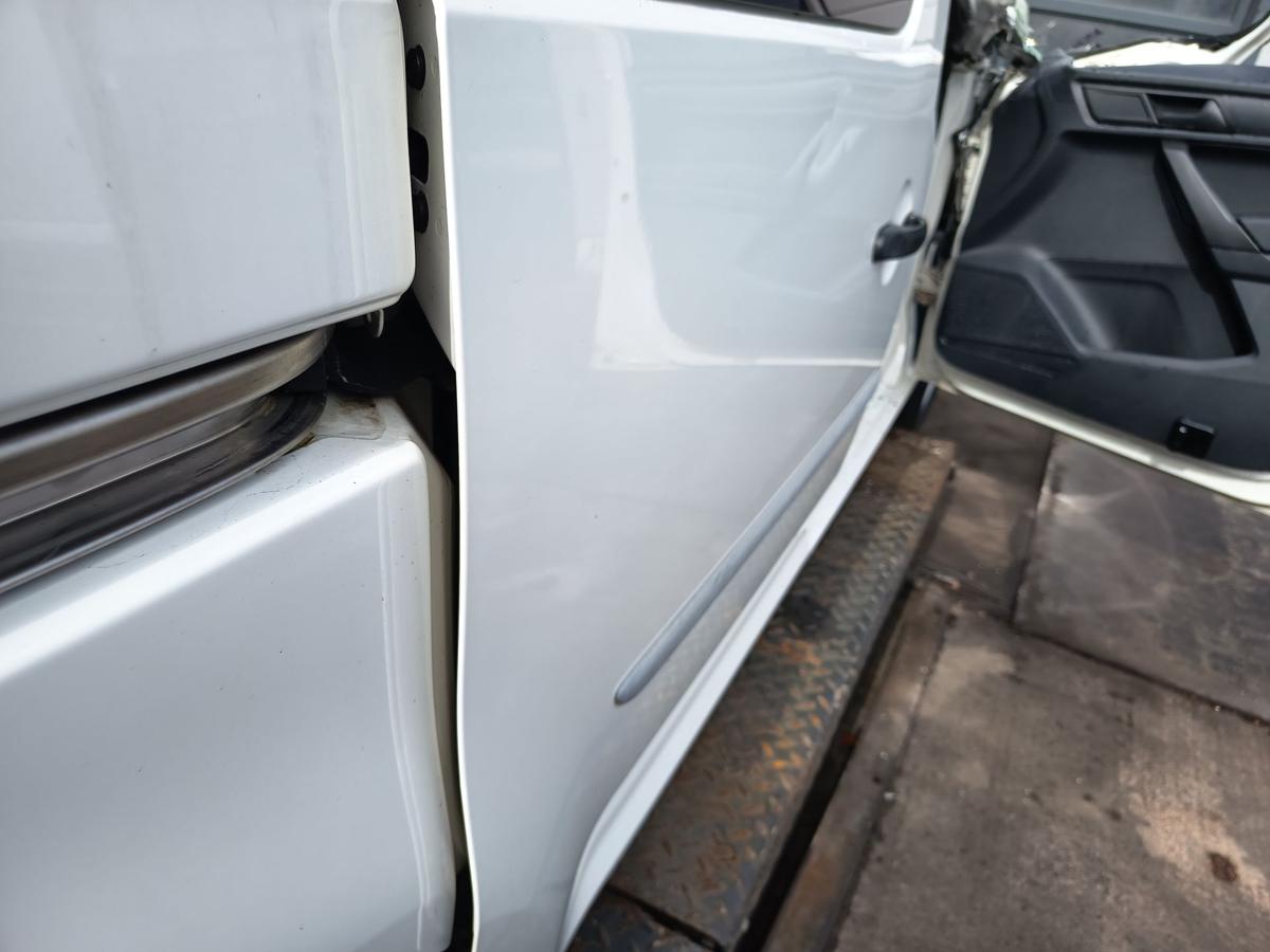 VW Caddy IV SA Schiebet&uuml;r hinten rechts Fond mit Scheibe B9A Candywei&szlig; Bj 2016