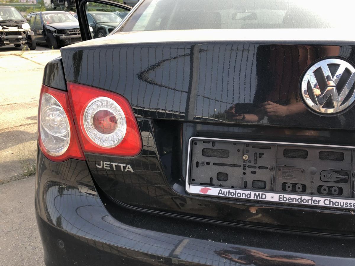 VW Jetta 1K Heckklappe Kofferklappe Heckdeckel Delle LC9X Deep Black Perl