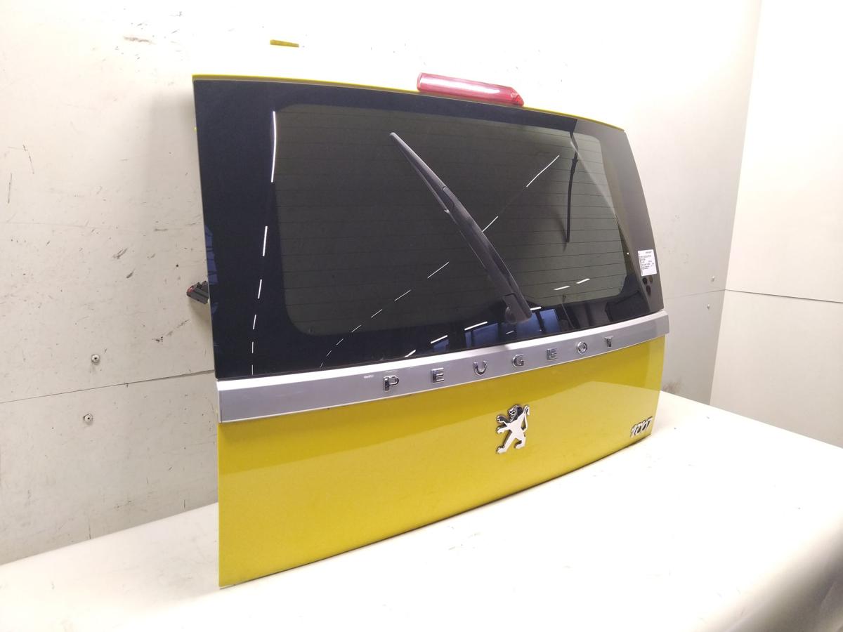 Peugeot 1007 Heckklappe KBD JAUNE TACOMA Gelb mit Scheibe BJ2007