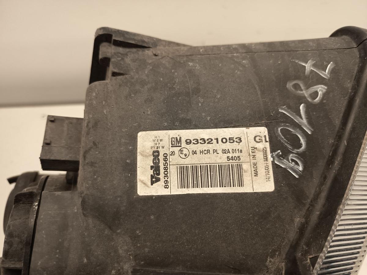 Opel Meriva A original Scheinwerfer rechts Halogen/Haupt/Licht/Front Bj 2005