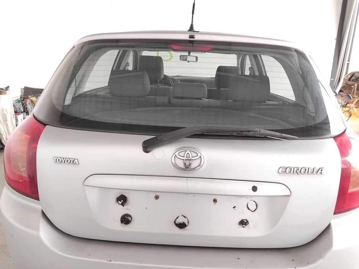 Toyota Corolla E12 Heckklappe mit Scheibe Japan BJ2003 Schr&auml;gheck 199 silvermet.